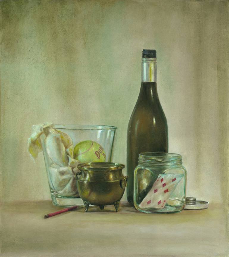 770x864 Saatchi Art Lucky 7 Painting By Oleg Radvan - Lucky 7 Painting