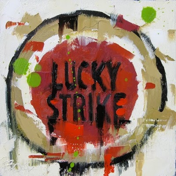 600x597 Mini Lucky Strike, 208 By Artist David Boyd, Jr, - Lucky Strike Painting