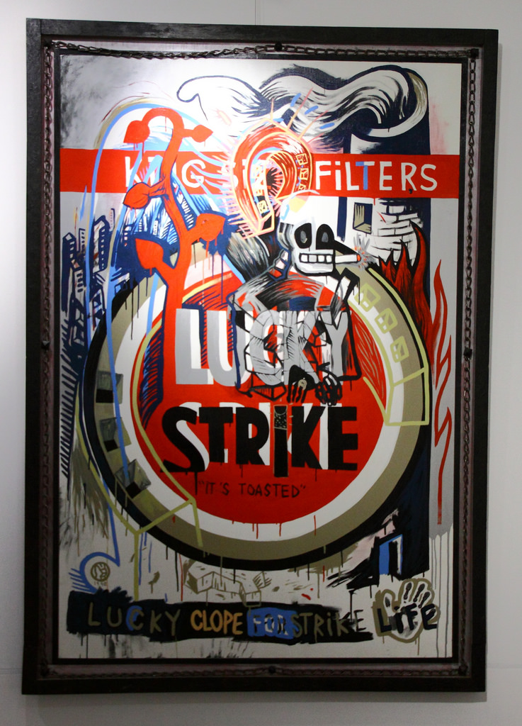 737x1024 Paris - Lucky Strike Painting