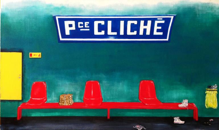 770x456 Saatchi Art Lucky Strike Painting By Maya Nival - Lucky Strike Painting