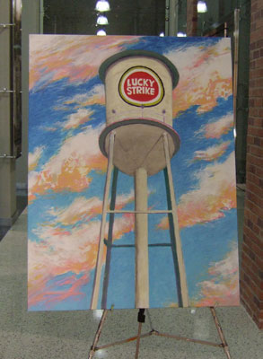 293x400 American Tobacco Hosts Artist Ed Mcray Capitol Broadcasting Company - Lucky Strike Painting