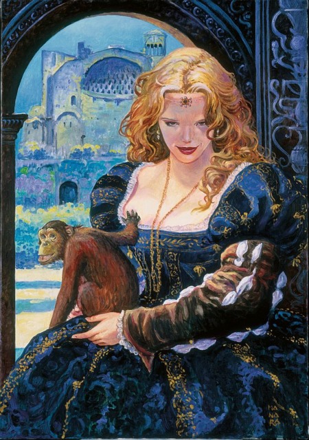450x640 Lucrezia Borgia (Character) - Lucrezia Borgia Painting