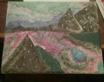 340x270 Lucy In The Sky Etsy - Lucy In The Sky With Diamonds Original Painting