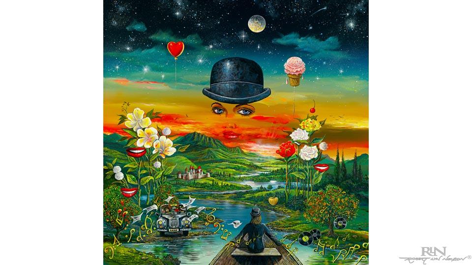 960x540 Robert Lyn Nelson Lucy In The Sky With Diamonds - Lucy In The Sky With Diamonds Original Painting