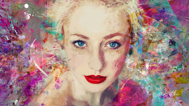 770x433 Saatchi Art Lucy In The Sky With Daimonds Painting By Yossi Kotler - Lucy In The Sky With Diamonds Original Painting