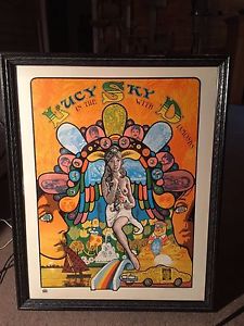225x300 The Beatles 1967 Lucy In The Sky With Diamonds Original Poster By - Lucy In The Sky With Diamonds Original Painting