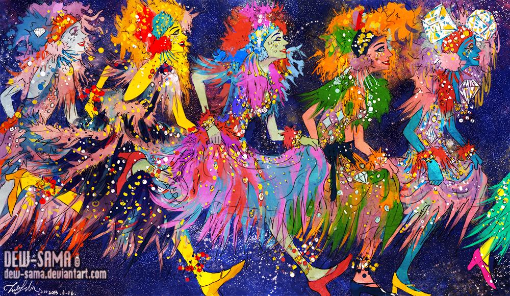 1000x580 Lucy In The Sky With Diamonds By Dew Sama - Lucy In The Sky With Diamonds Painting