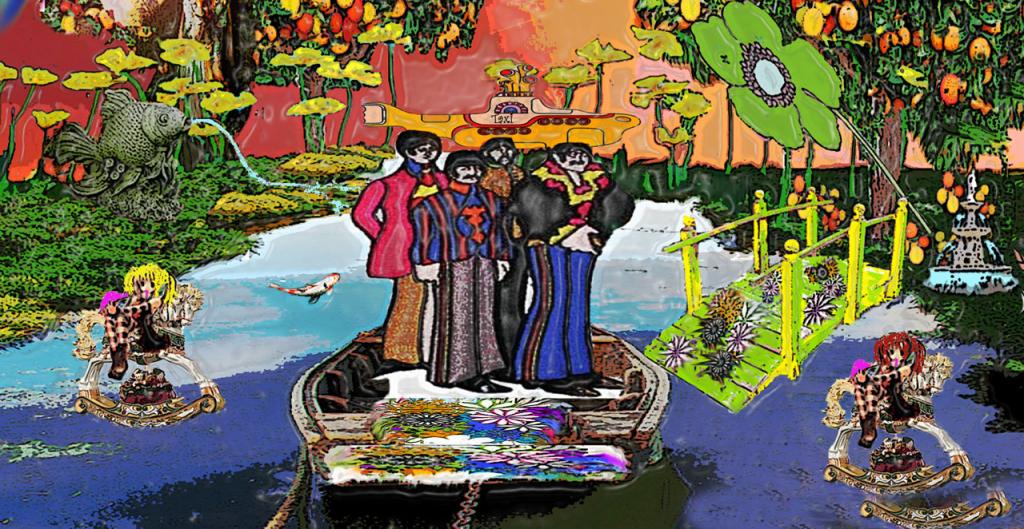 1024x529 Lucy In The Sky With Diamonds By Lollipupgirl Unleashed Artwork - Lucy In The Sky With Diamonds Painting