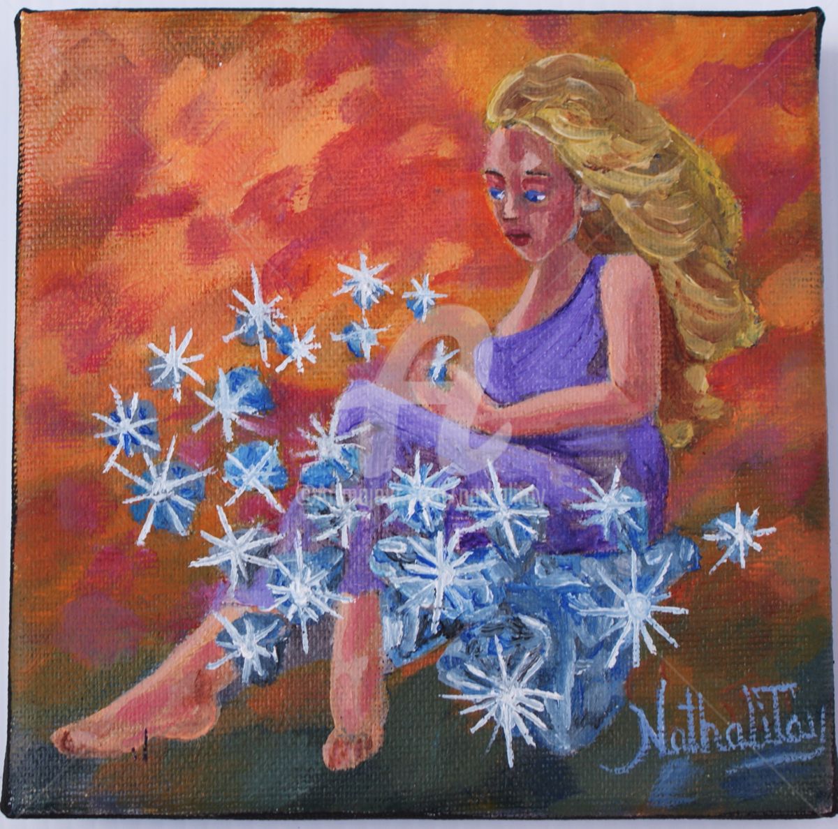 1200x1188 Lucy In The Sky With Diamonds (Nathalitay) - Lucy In The Sky With Diamonds Painting