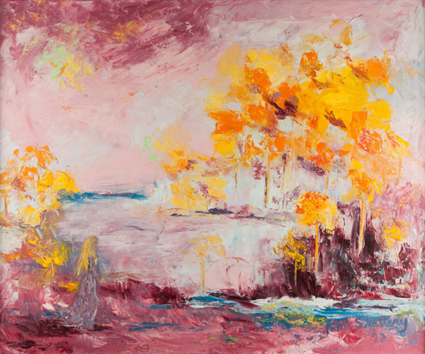 600x500 Patrick Slattery Artworks - Lucy In The Sky With Diamonds Painting