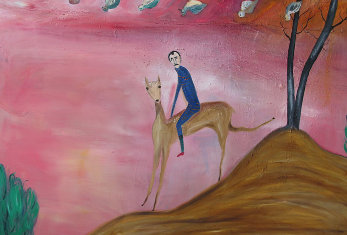 710x481 Galleria Huuto Lucy In The Sky With Diamonds - Lucy In The Sky With Diamonds Painting