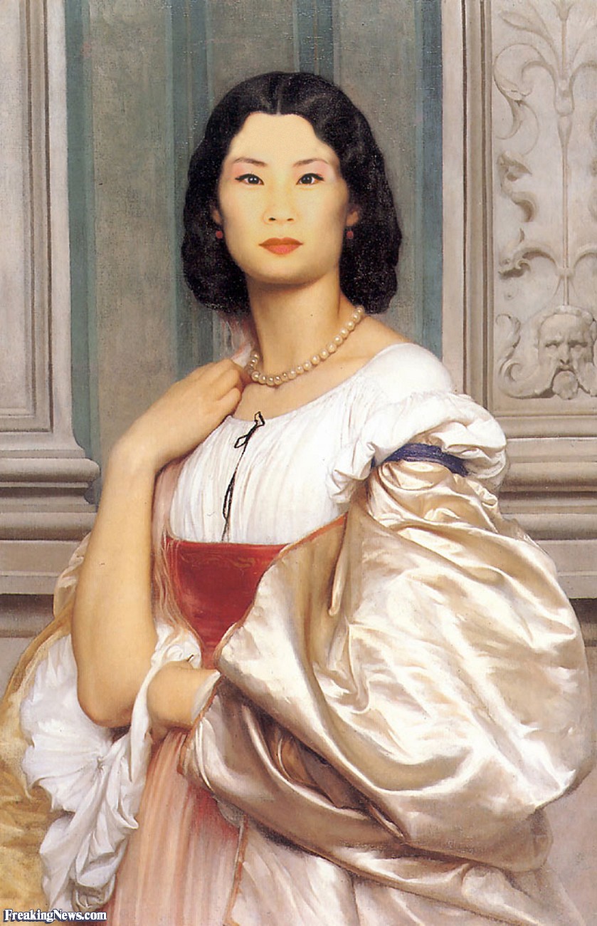 839x1300 Lucy Liu Painting By Fredrick Leighton Pictures - Lucy Liu Painting