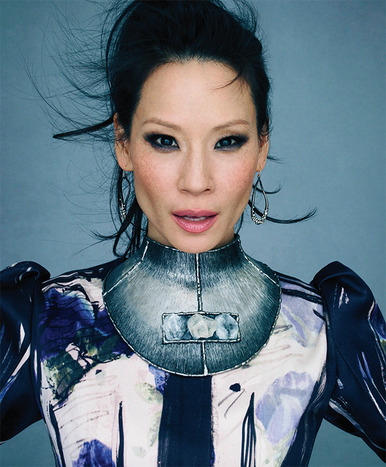 386x467 Lucy Liu Rolls With The Punches - Lucy Liu Painting