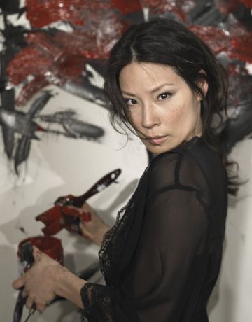 360x460 Painting By Numbers With Lucy Liu Lucy Liu, Esquire And Actresses - Lucy Liu Painting