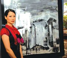 235x204 Stevemcqueened Lucy Liu In Her Studio All - Lucy Liu Painting