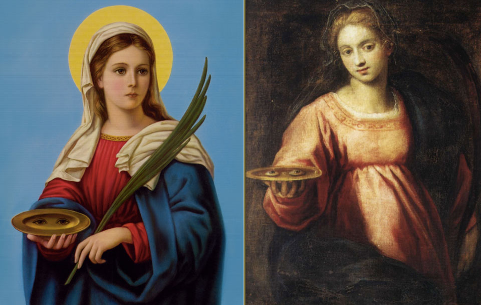 960x608 Lucy And Her Neighbors Saint Lucy - Lucy Painting