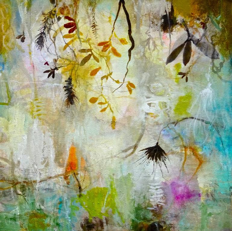 770x765 Saatchi Art Unfolding Painting By Deedra Ludwig - Ludwig Painting