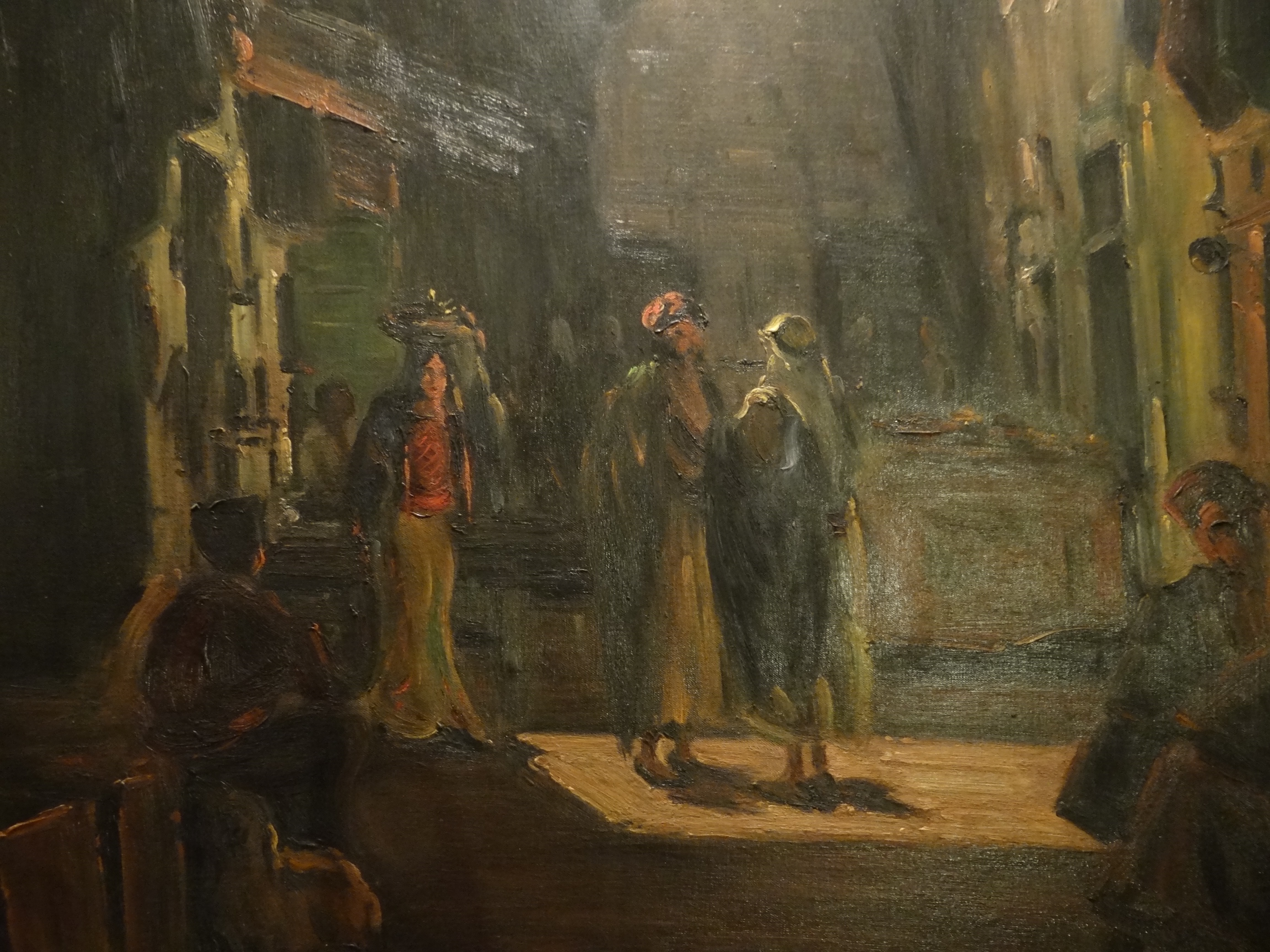 4608x3456 Fileludwig Blum Painting Bazaar In The Old City (4).jpg - Ludwig Painting