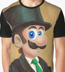 210x230 Mario And Luigi Painting Amp Mixed Media Graphic T Shirts Redbubble - Luigi Painting