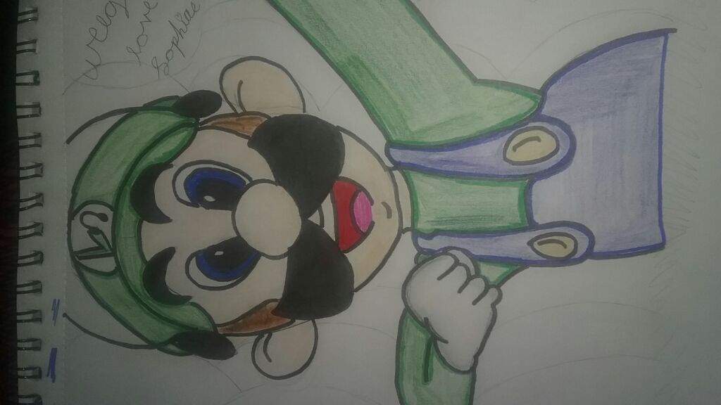 1024x576 My Luigi Drawing Mario Amino - Luigi Painting