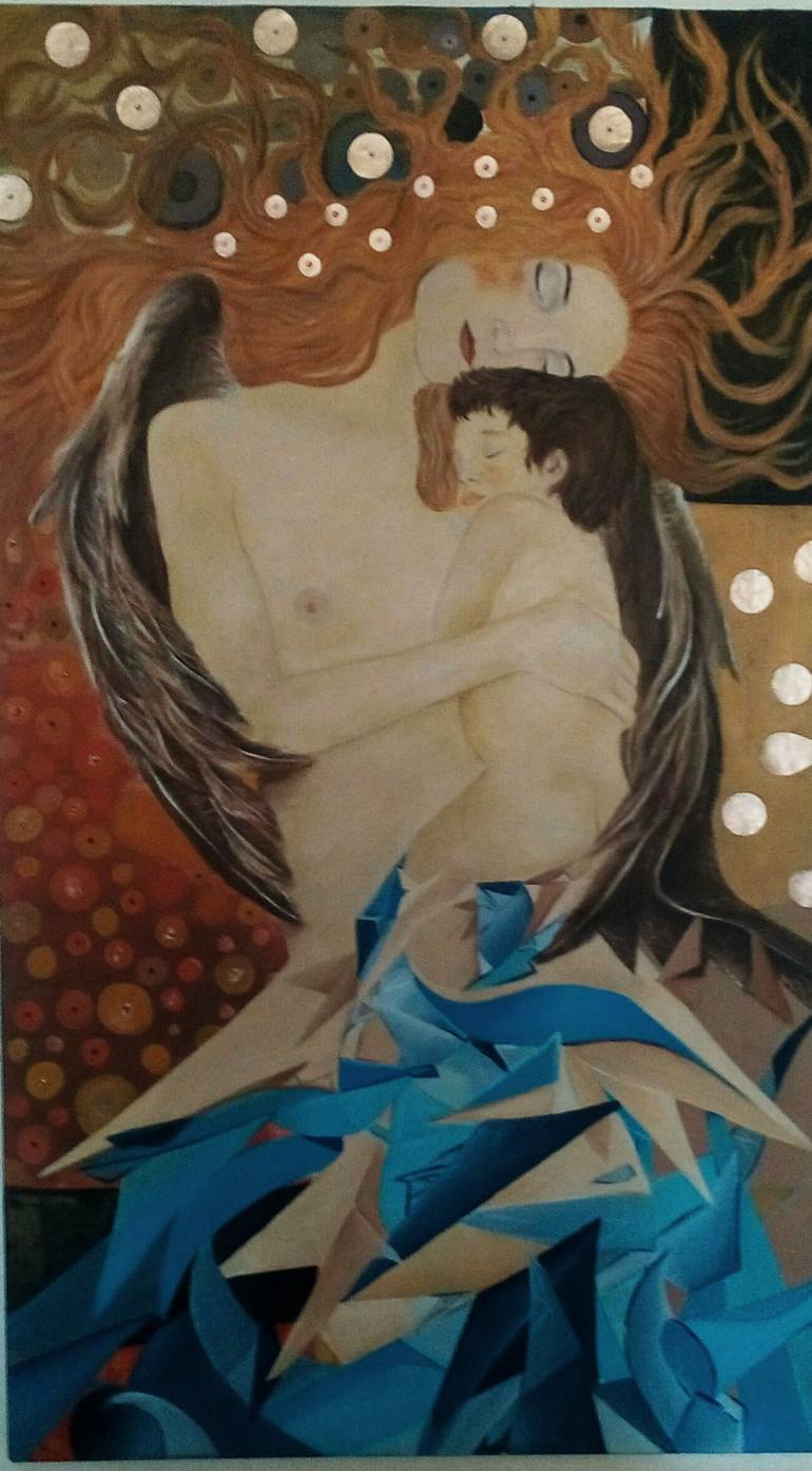 770x1393 Saatchi Art Maternity Painting By Luigi Di Fabio - Luigi Painting