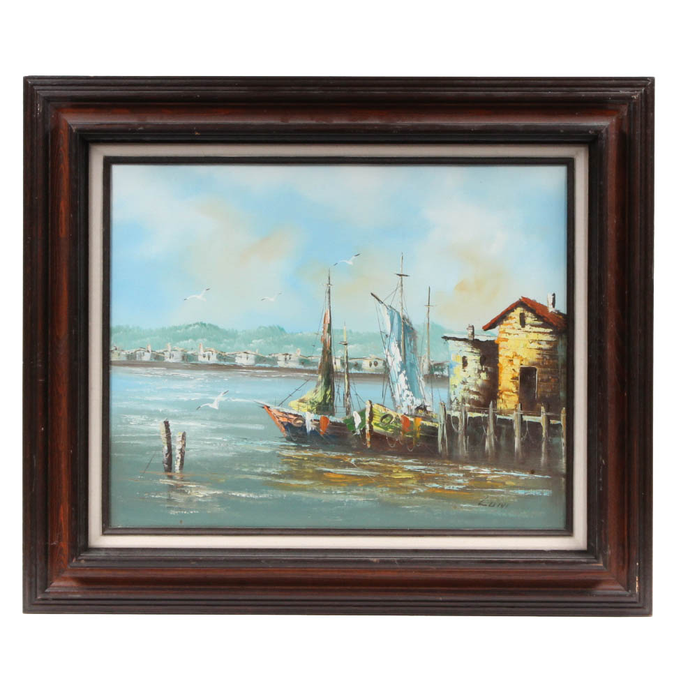 976x976 Luini Oil Painting On Canvas Ebth - Luini Painting