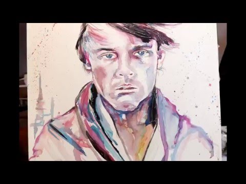 480x360 Luke Skywalker May The Fourth Tribute Painting - Luke Skywalker Painting