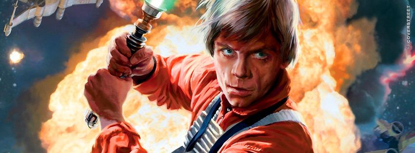 851x315 Luke Skywalker Painting Facebook Cover - Luke Skywalker Painting