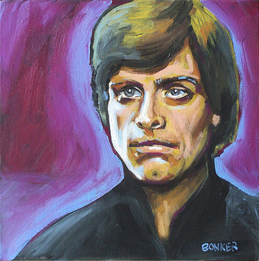 890x900 Luke Skywalker Painting By Buffalo Bonker - Luke Skywalker Painting