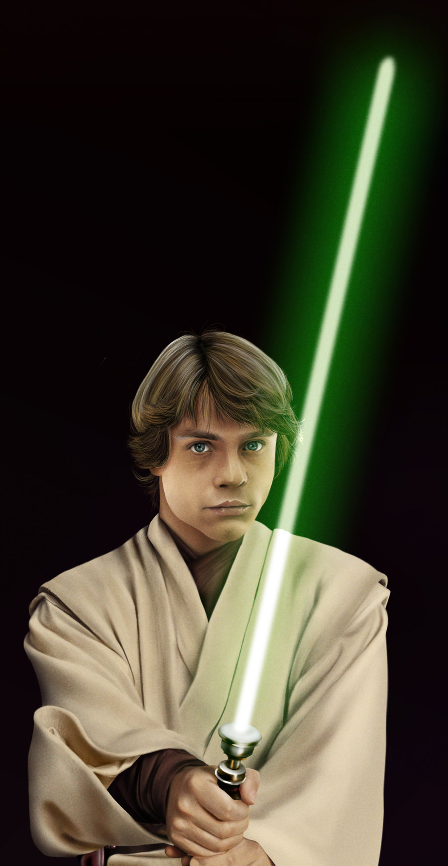 Luke Skywalker Painting at PaintingValley.com | Explore collection of ...