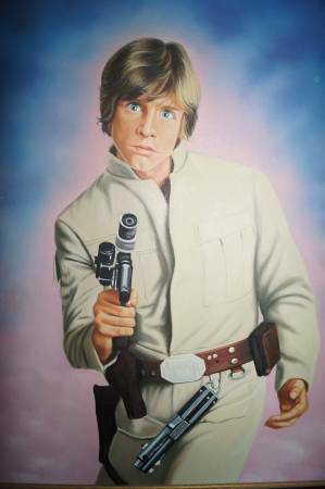 299x450 Weird Alert Custom Luke Skywalker Painting For Sale In Winter - Luke Skywalker Painting
