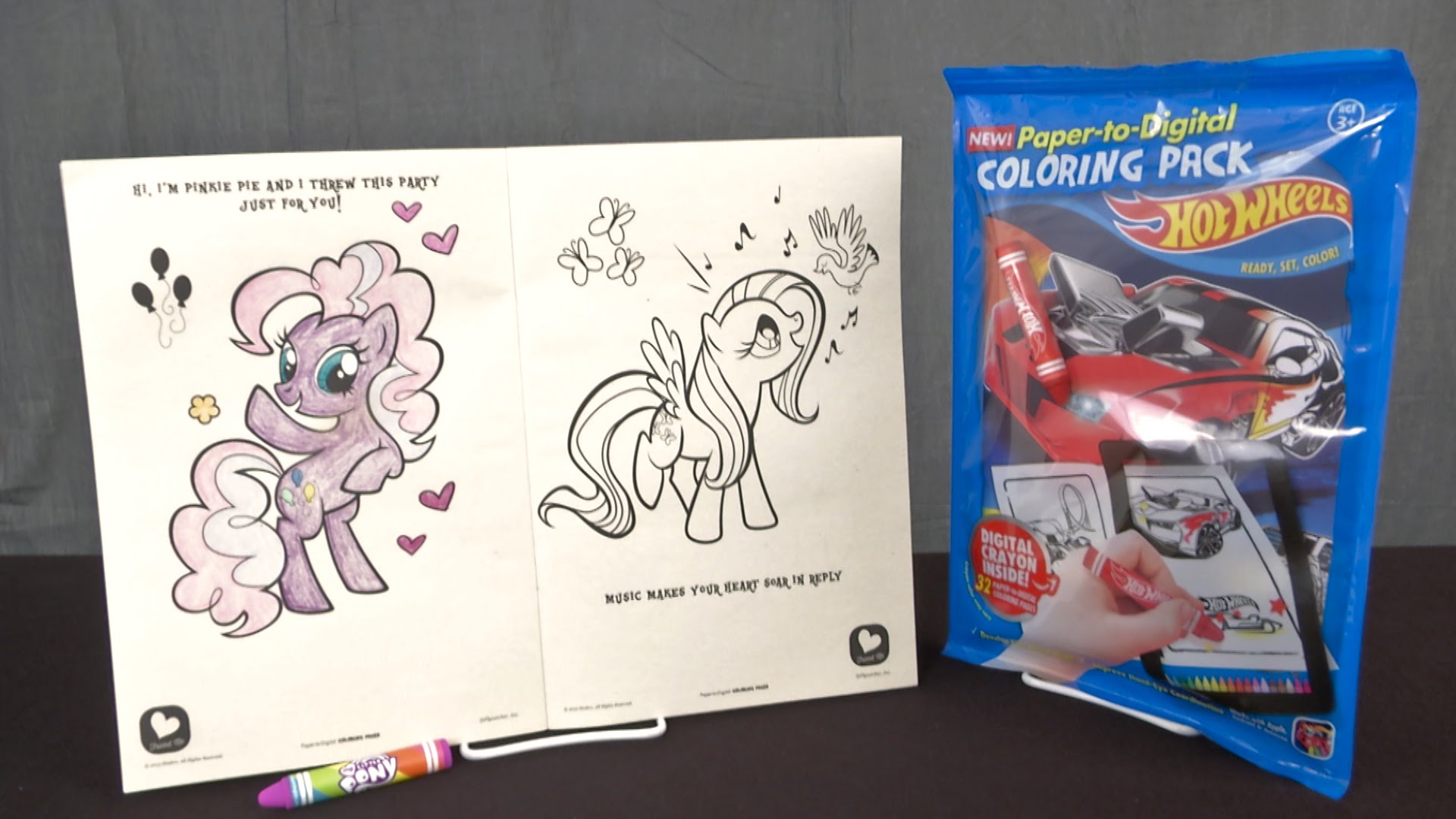 1920x1080 Hot Wheels Amp My Little Pony Coloring Set From Painting Lulu - Lulu Painting