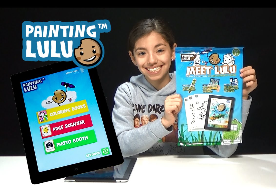 1132x778 Painting Lulu Coloring Book And Amazing Digital App - Lulu Painting