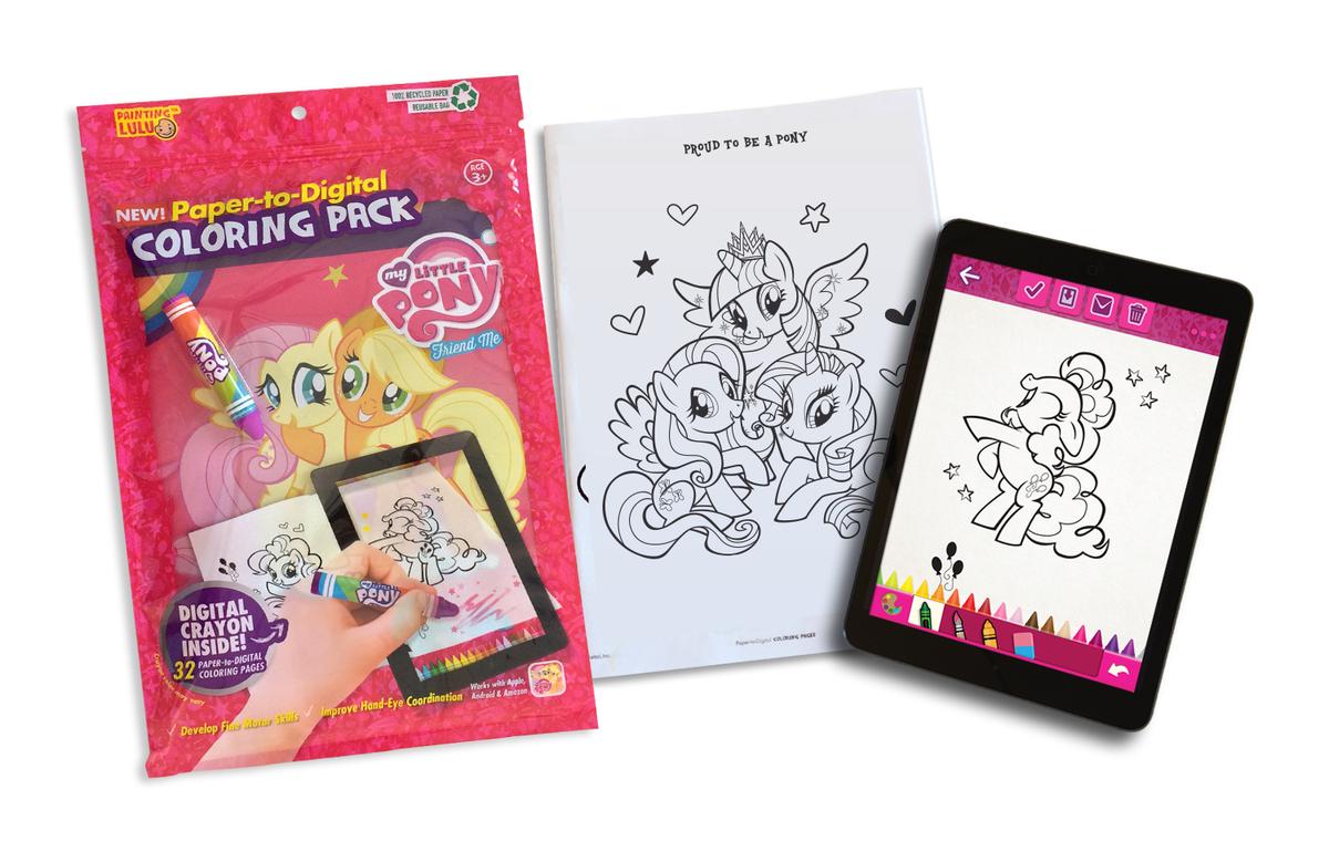 1200x770 Painting Lulu Takes The Coloring Book Digital Chip Chick - Lulu Painting