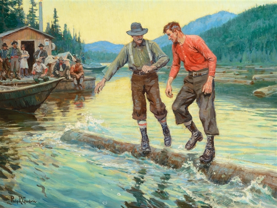 570x428 Stillwater Lumberjack Days 2017 - Lumberjack Painting