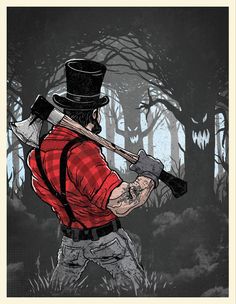 236x304 Lumberjack Lumbersexual - Lumberjack Painting