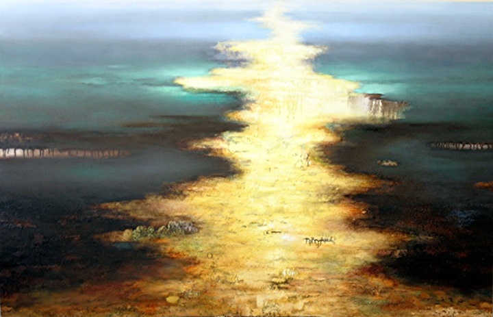 720x463 Luminous Textured Landscape Paintings - Luminous Painting