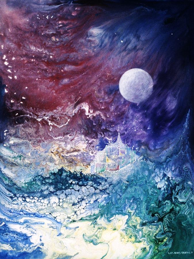 674x900 Luna Chrysalis Painting By Lee Pantas - Luna Painting