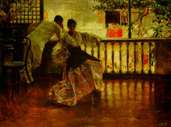 591x439 Tampuhan By Juan Luna ~ Art Appreciation - Luna Painting