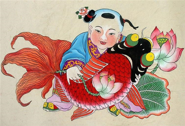 600x410 Exquisite Chinese New Year Paintings - Lunar New Year Painting