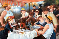 240x160 Luncheon Of The Boating Party - Luncheon Of The Boating Party Painting