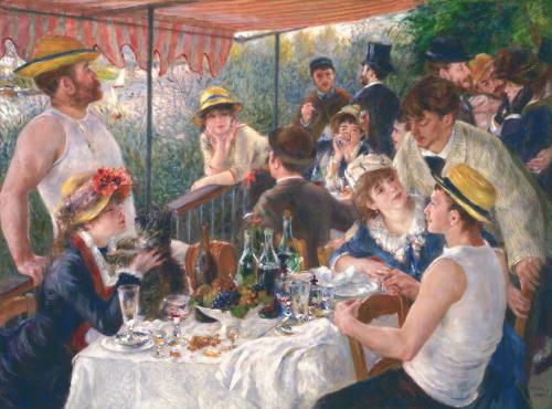 500x370 Luncheon Of The Boating Party - Luncheon Of The Boating Party Painting