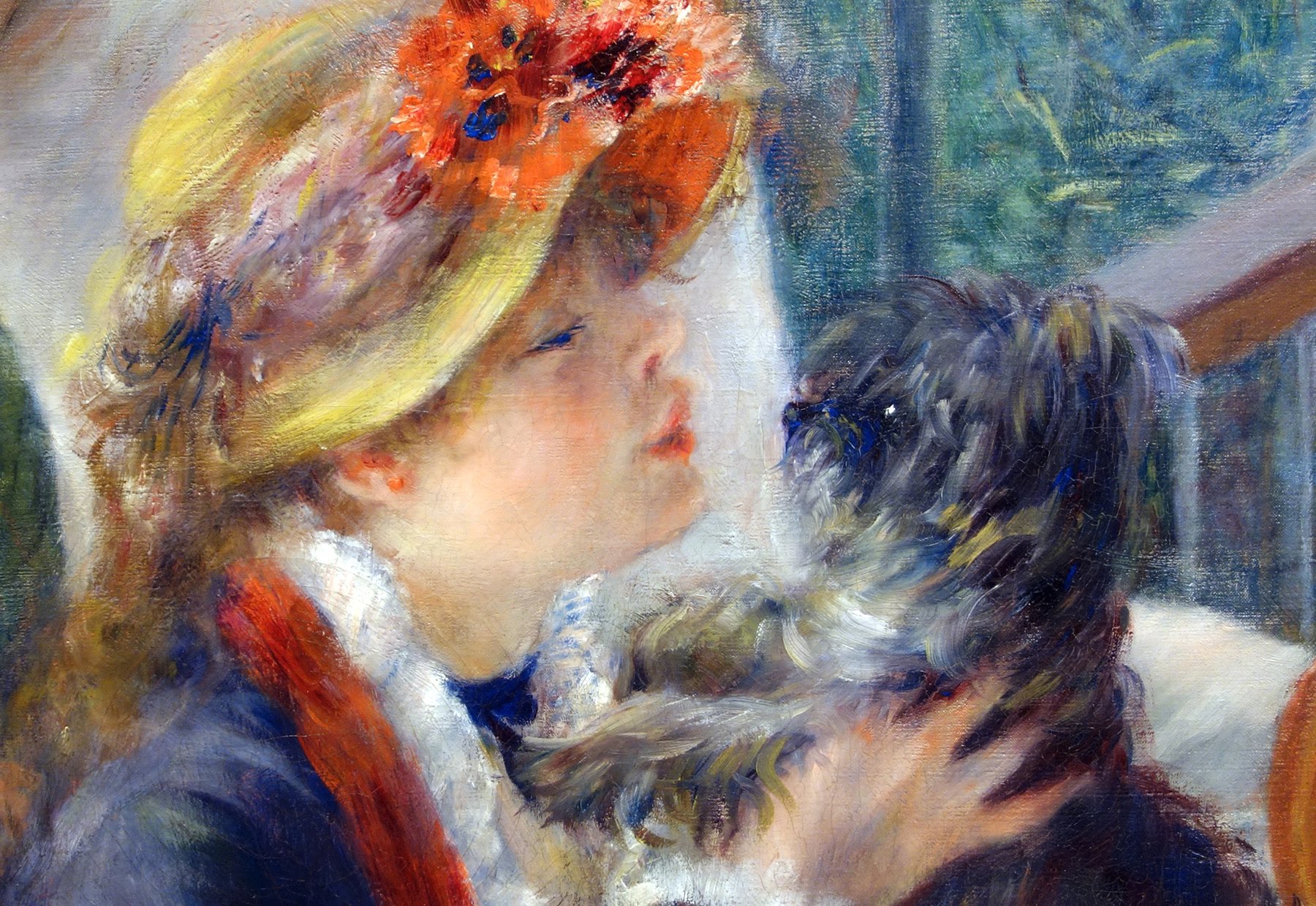 1800x1239 Renoir, Luncheon Of The Boating Party - Luncheon Of The Boating Party Painting