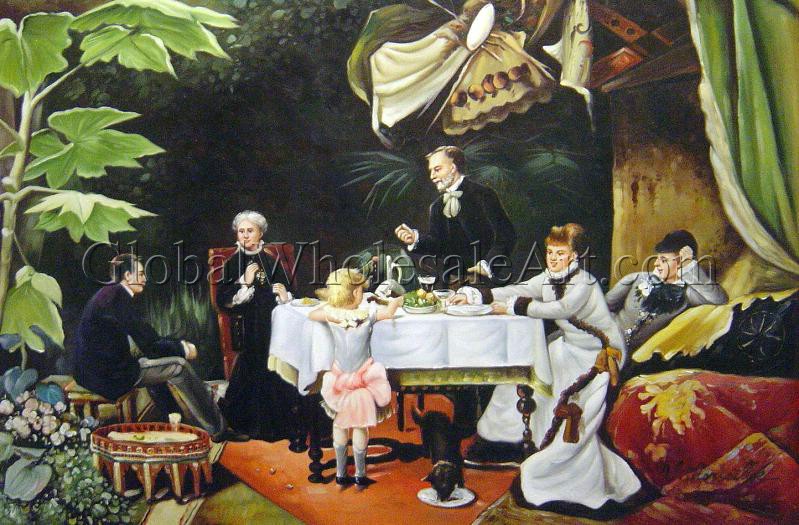 799x525 Louise Abbema - Luncheon Painting
