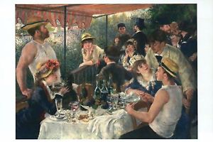 300x200 Luncheon Of The Boating Party By Renoir, Classic Art Painting - Luncheon Painting