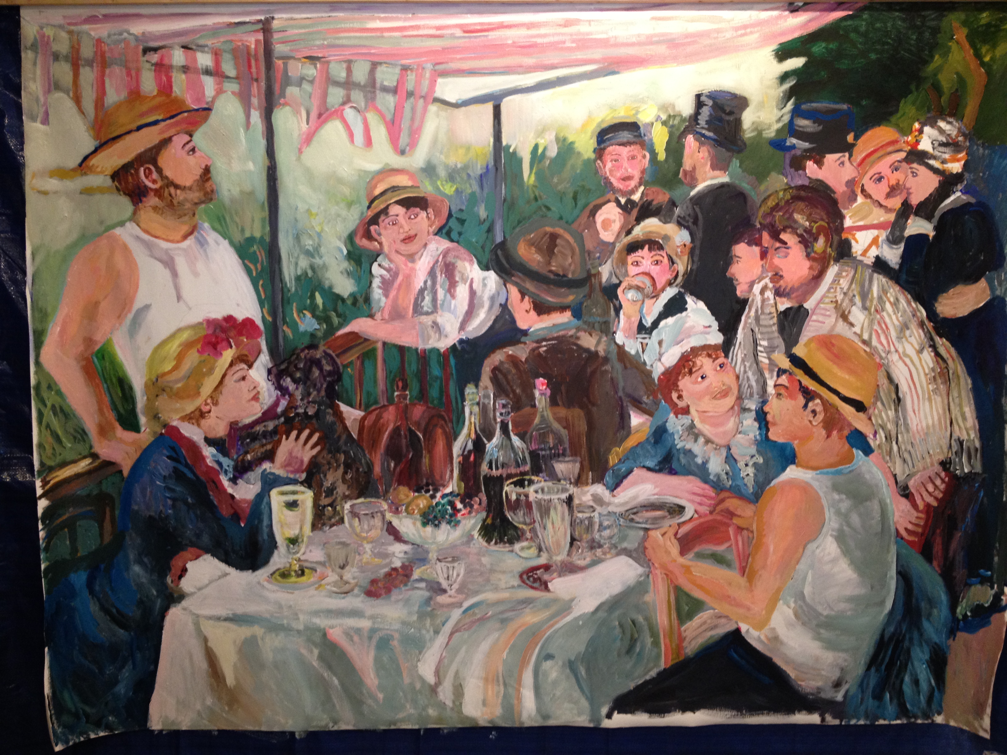 Luncheon Painting at PaintingValley.com | Explore collection of ...