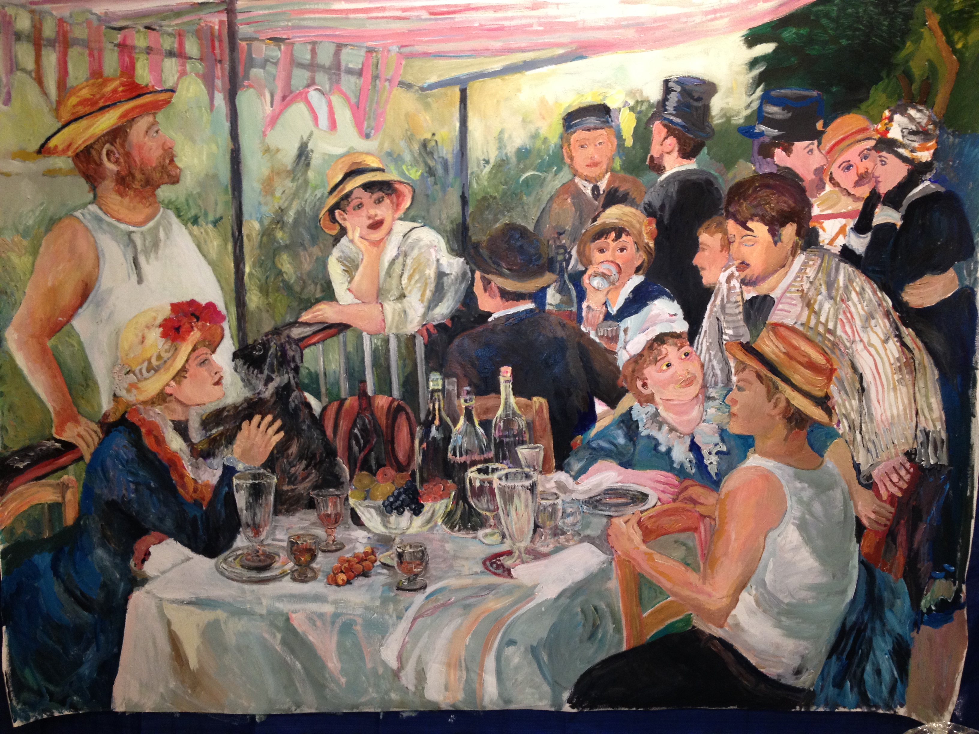 Luncheon Painting at PaintingValley.com | Explore collection of ...