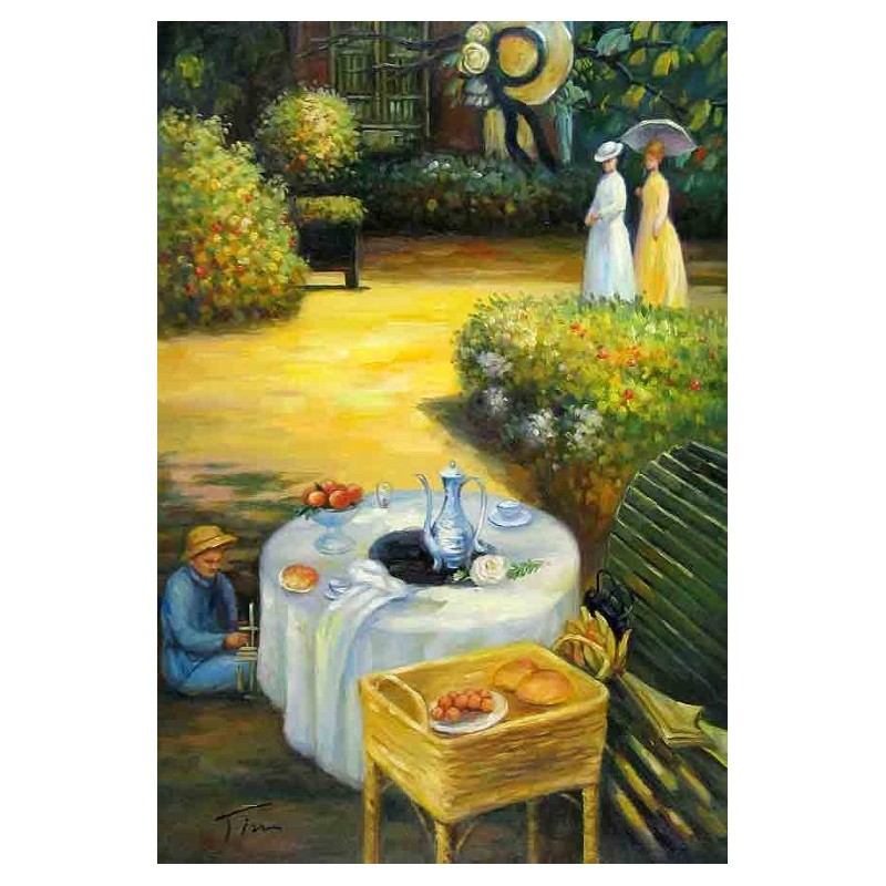800x800 The Luncheon 3 By Claude Oscar Monet - Luncheon Painting