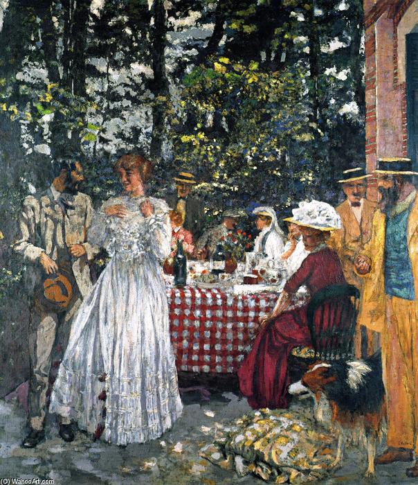 604x700 The Terrace - Luncheon Painting
