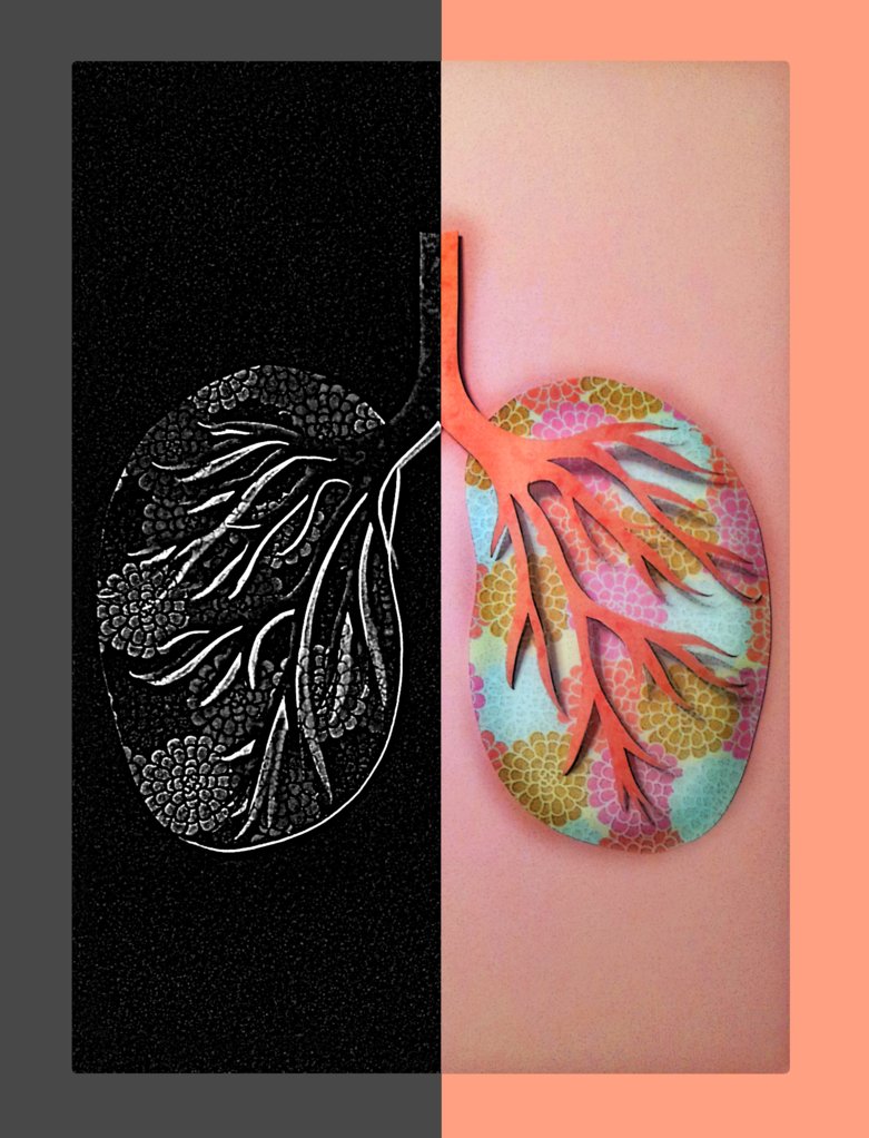 781x1022 Art School - Lungs Painting